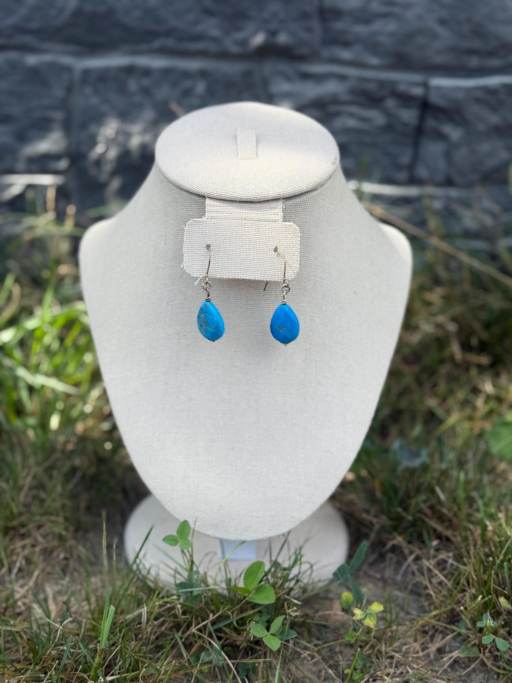 Mermaid Whispers Blue Howlite Crystal Earrings-Ocean-Inspired Jewelry, Gift for Coastal Style Lovers