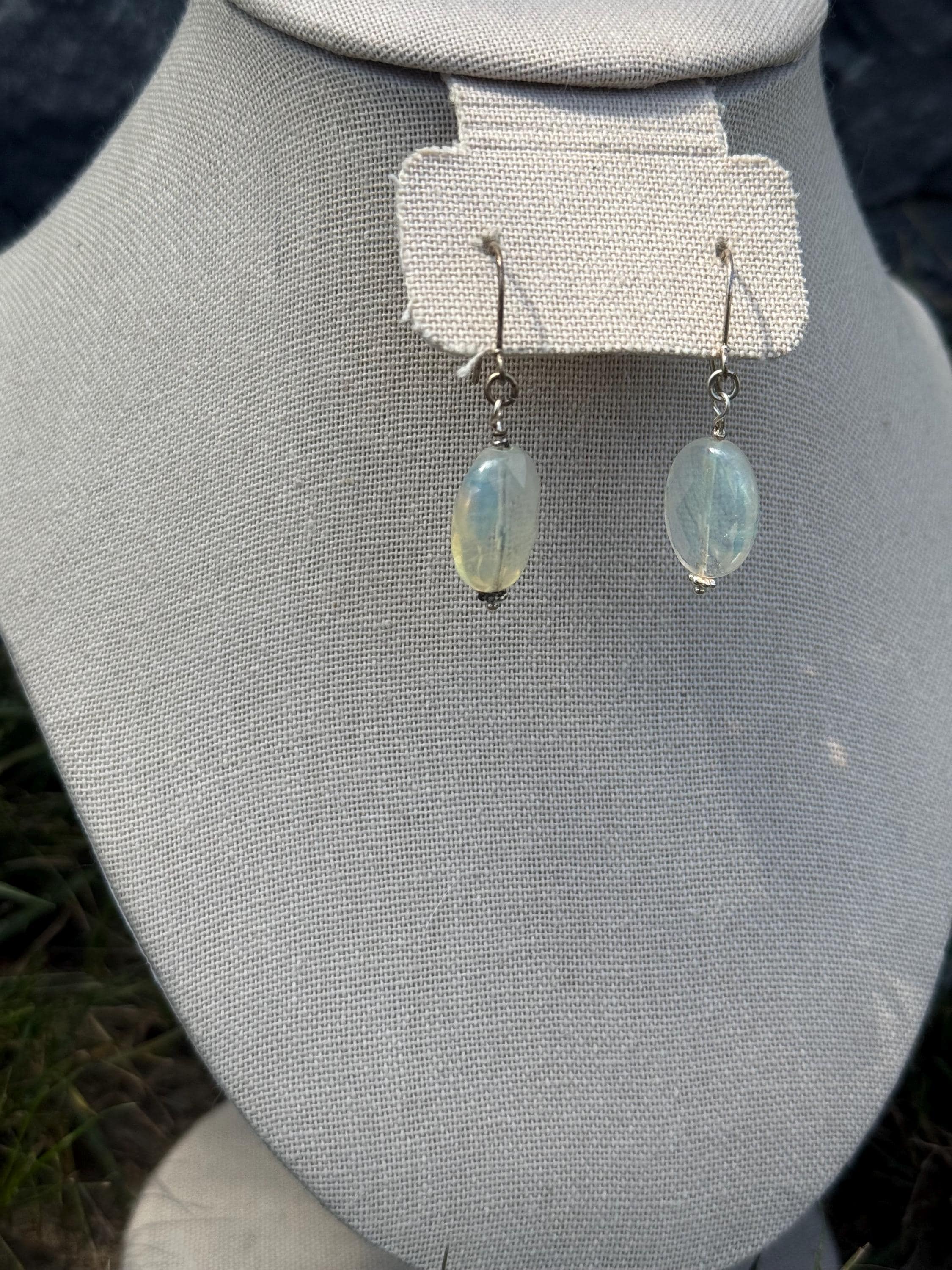 Fairy Spell Opalite Crystal Earrings – Handcrafted Dangle Jewelry for Dreamers and Magic Lovers