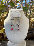Candy Cane Lane, Handmade Christmas Earrings