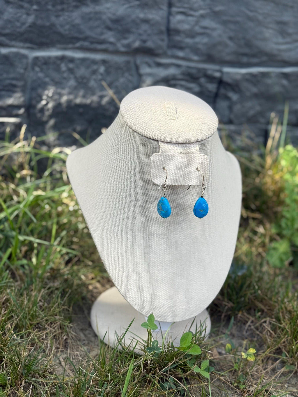 Mermaid Whispers Blue Howlite Crystal Earrings-Ocean-Inspired Jewelry, Gift for Coastal Style Lovers