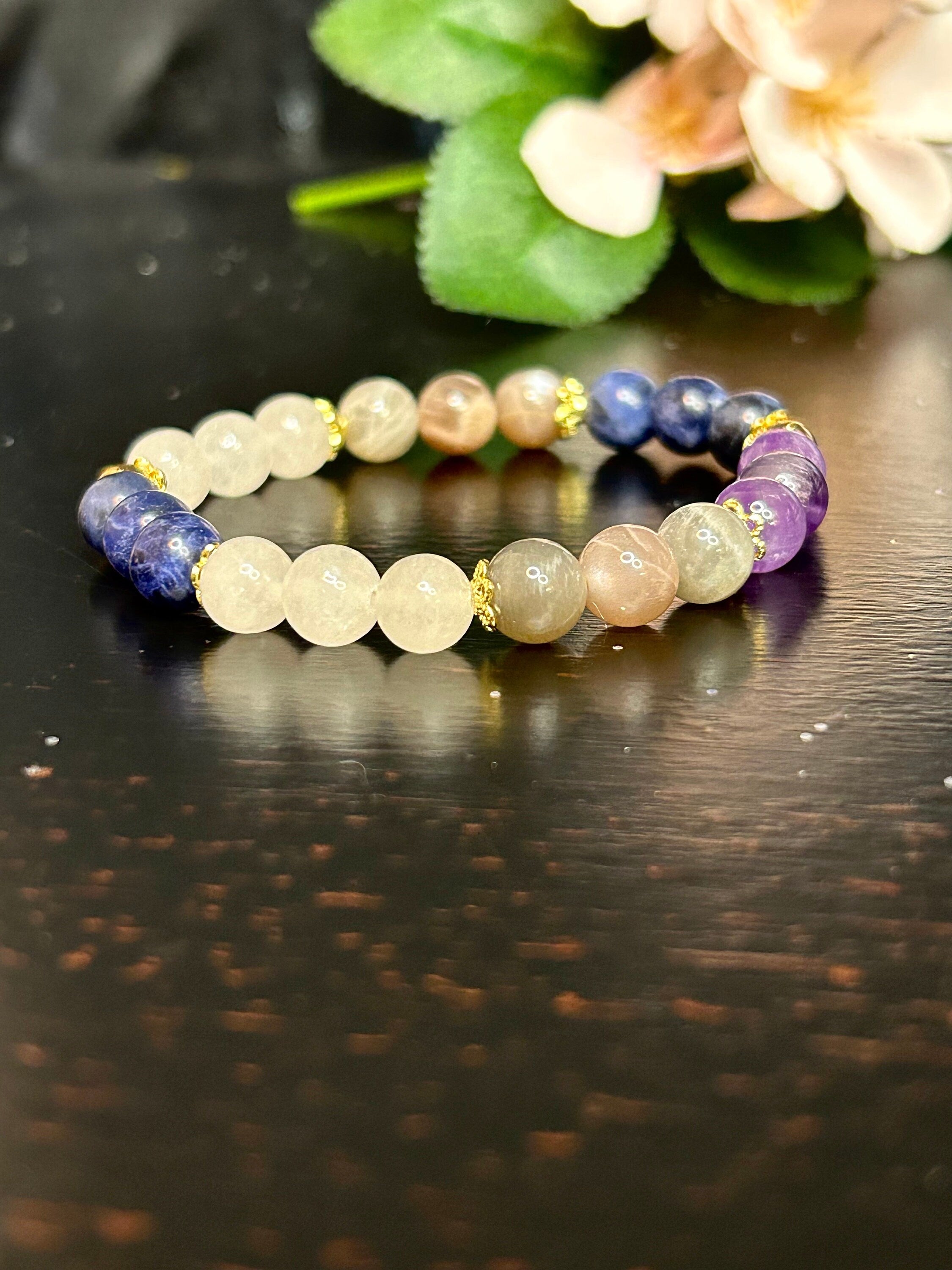 Peaceful Sleep Crystal Bracelet