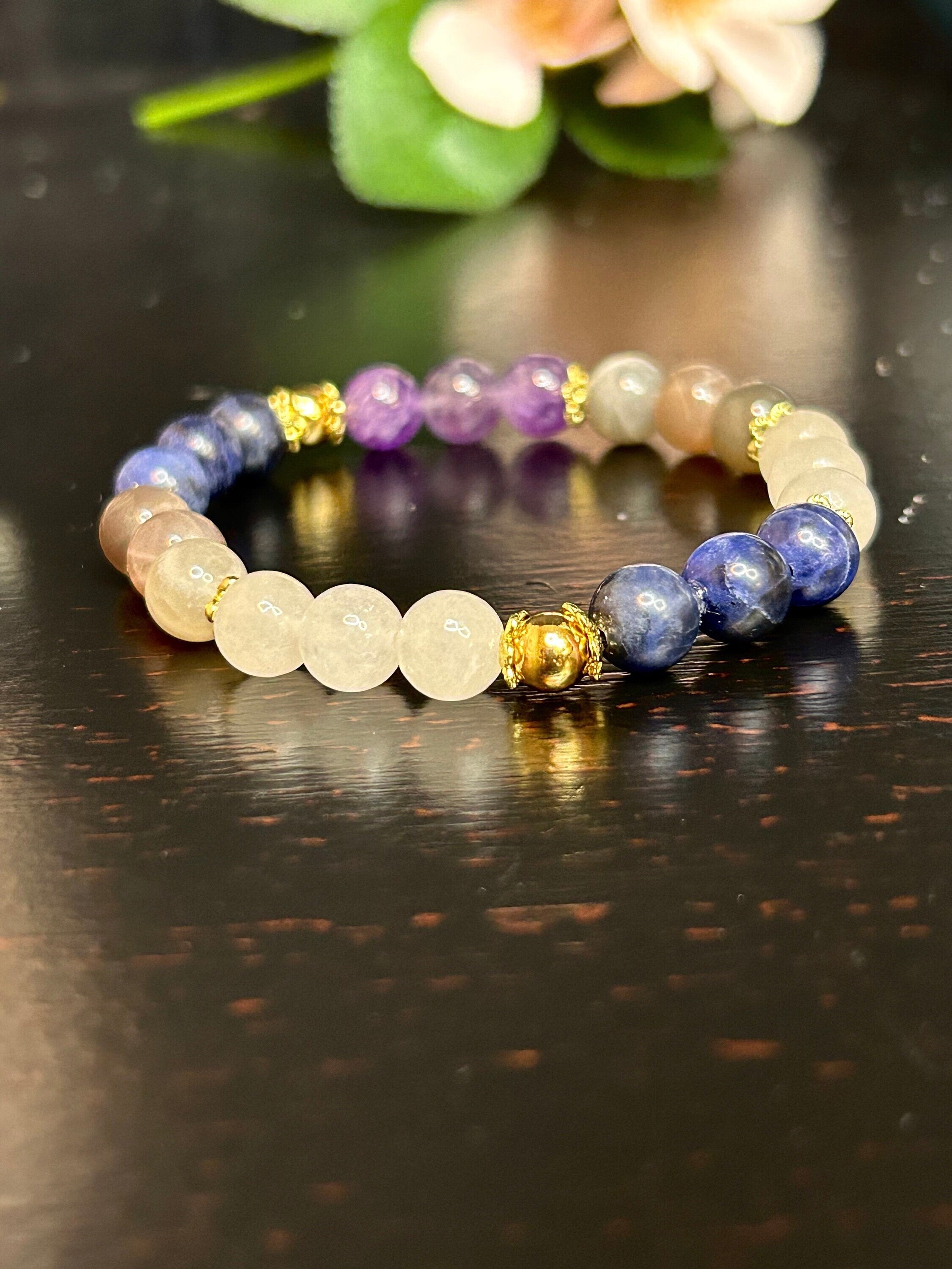 Peaceful Sleep Crystal Bracelet