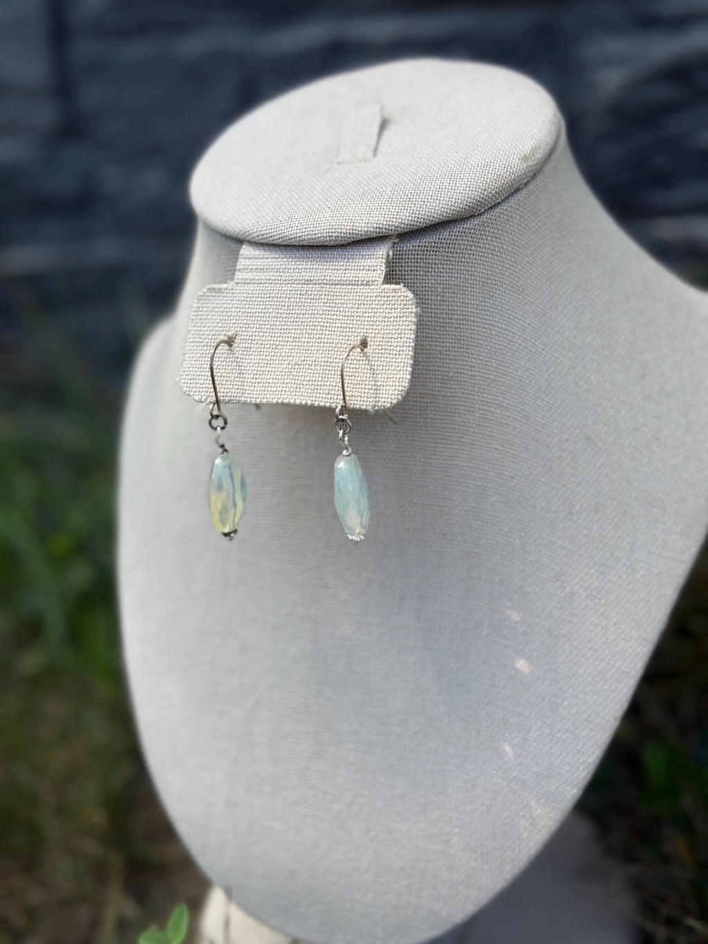 Fairy Spell Opalite Crystal Earrings – Handcrafted Dangle Jewelry for Dreamers and Magic Lovers