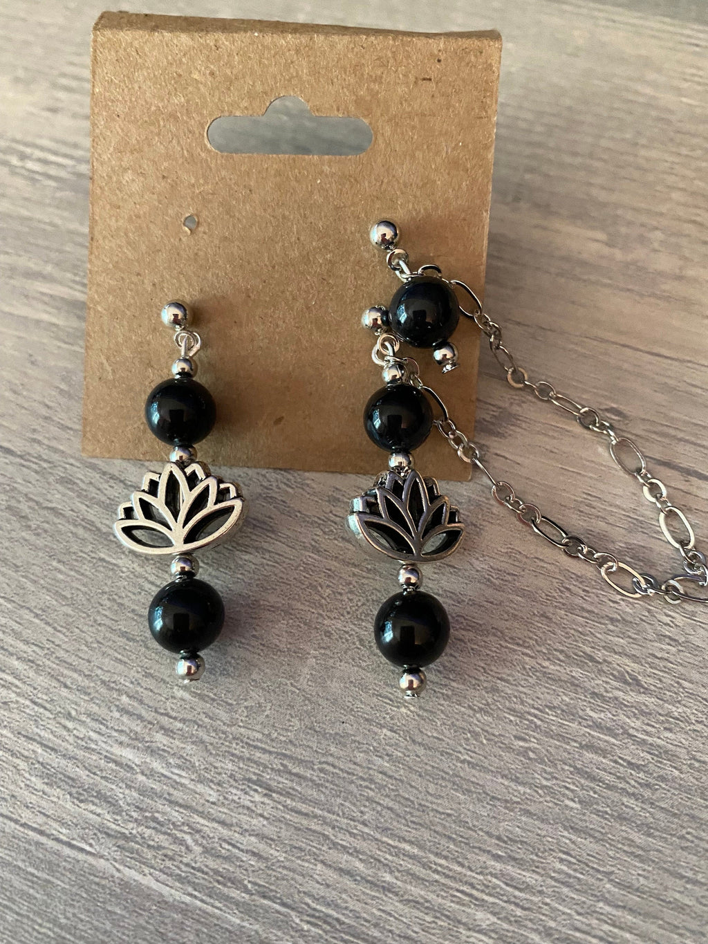 Blue Tigers Eye Lotus Earrings, Handcrafted Crystal Accessories for Stylish Moments, Ideal Gift for Birthdays and Celebrations
