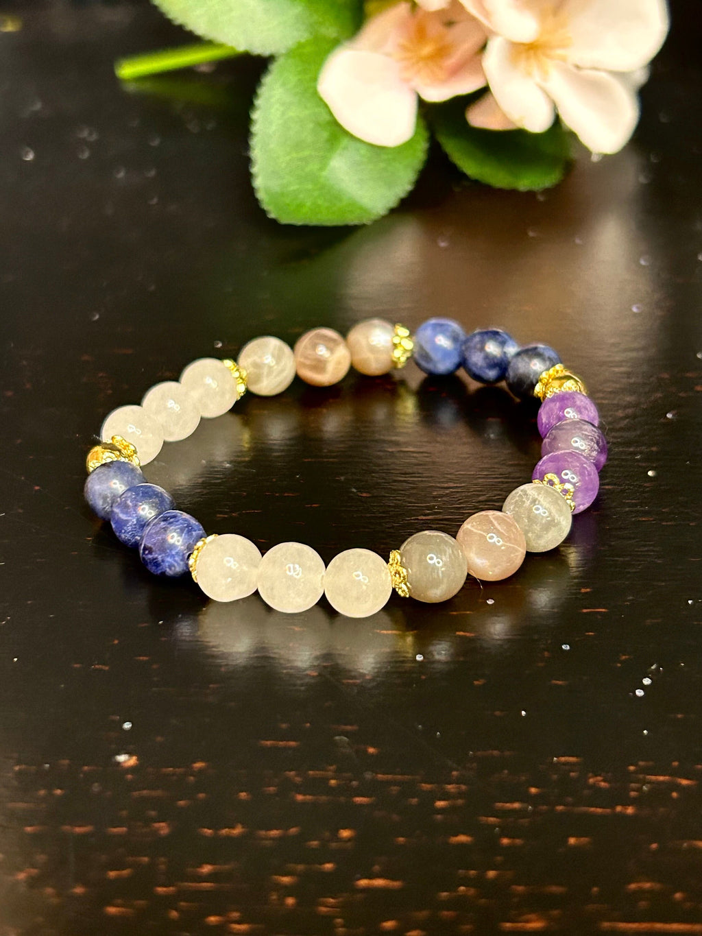 Peaceful Sleep Crystal Bracelet